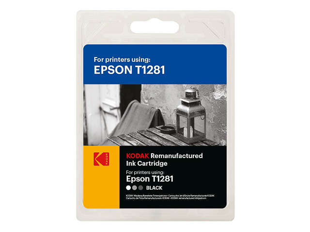 185E012801 KODAK EPS. SX125 TINTE BLK C13T12814012/T1281 190Seiten 5,9ml