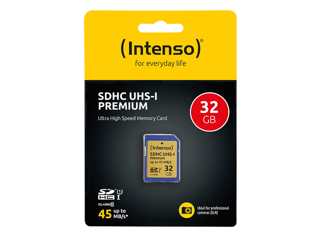 INTENSO SD KARTE UHS-I 32GB 3421480 Klasse 10