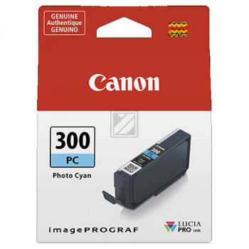 4197C001 CANON PFI300PC IPF Tinte photo cyan 14,4ml