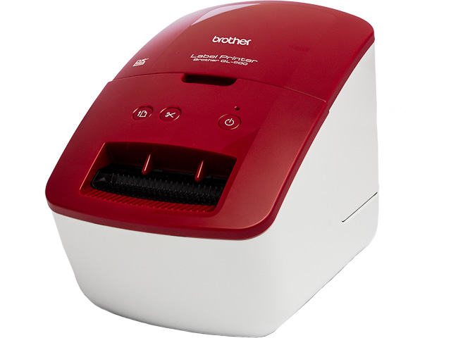 BROTHER PT QL600R ETIKETTENDRUCKER ROT QL600RXX1 USB/Mono