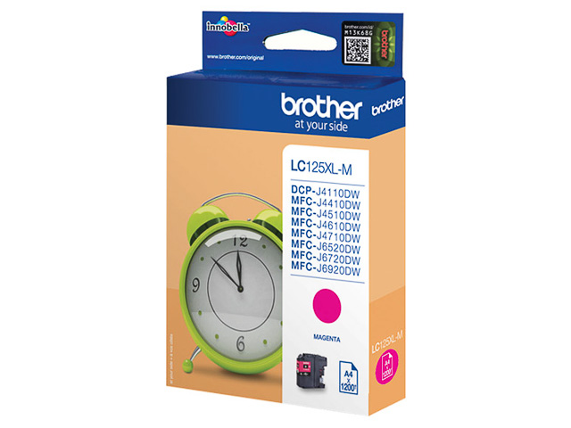 LC125XLM BROTHER MFCJ4510DW TINTE MAG HC 1200Seiten hohe Kapazitaet
