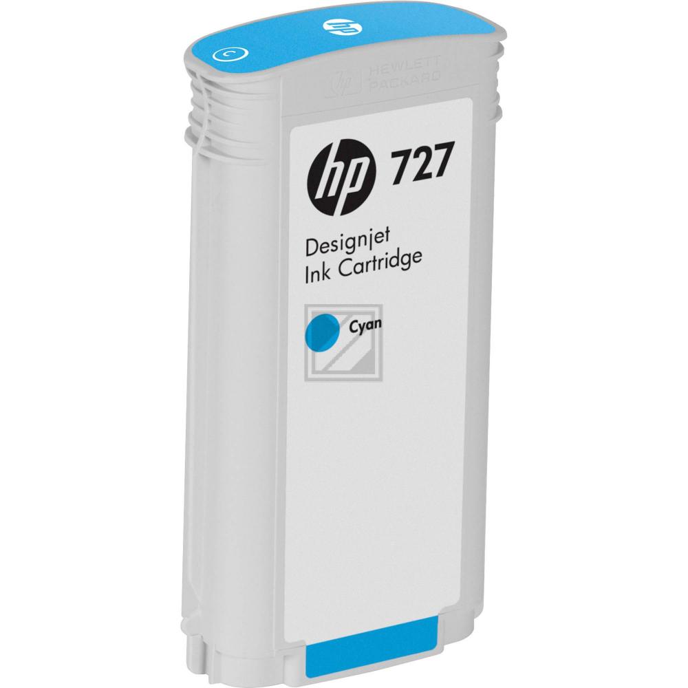 B3P19A HP 727 DNJ Tinte cyan HC 130ml