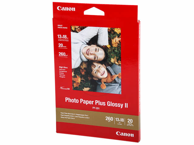 PP201 CANON FOTOPAPIER 13x18cm 2311B018 20Blatt 260gr glaenzend