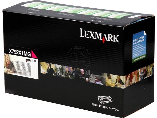 X792X1MG LEXMARK X792 TONER MAGENTA HC 20.000Seiten hohe Kapazitaet return