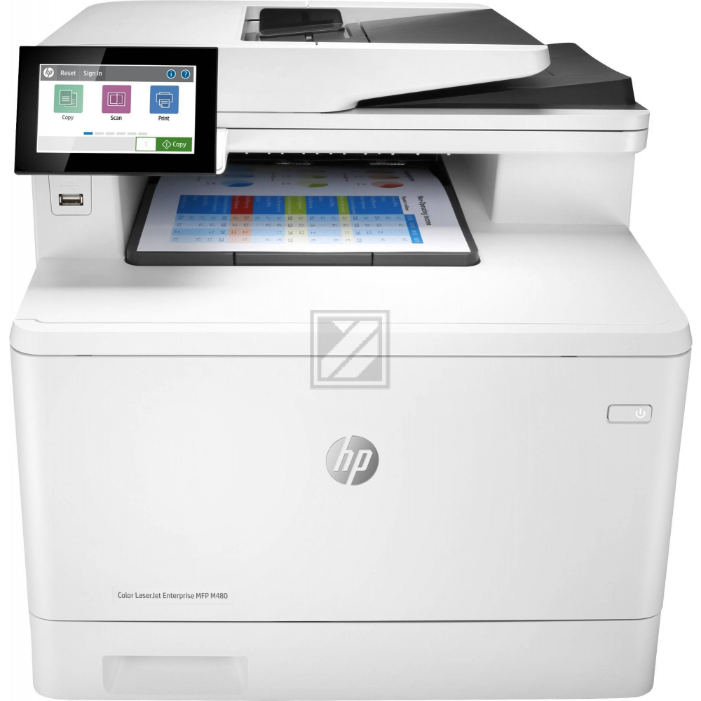 3QA55A#B19 HP CLJ M480F 4in1 Laserdrucker color A4 Apple Airprint LAN