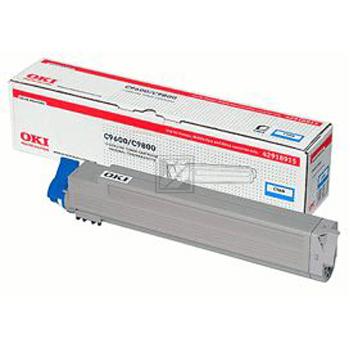 42918915 OKI C9xxx Toner cyan 15.000 Seiten