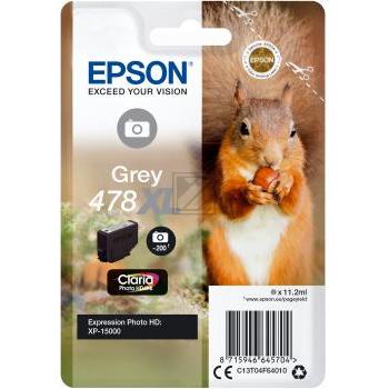 C13T04F64010 EPSON Nr.478XL XP Tinte grey HC 200Fotos 10,2ml