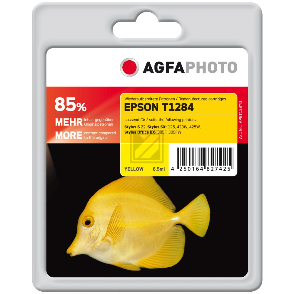 APET128YD AP EPSON T1284 BX Tinte yellow XXL rebuilt Blister 6,5ml