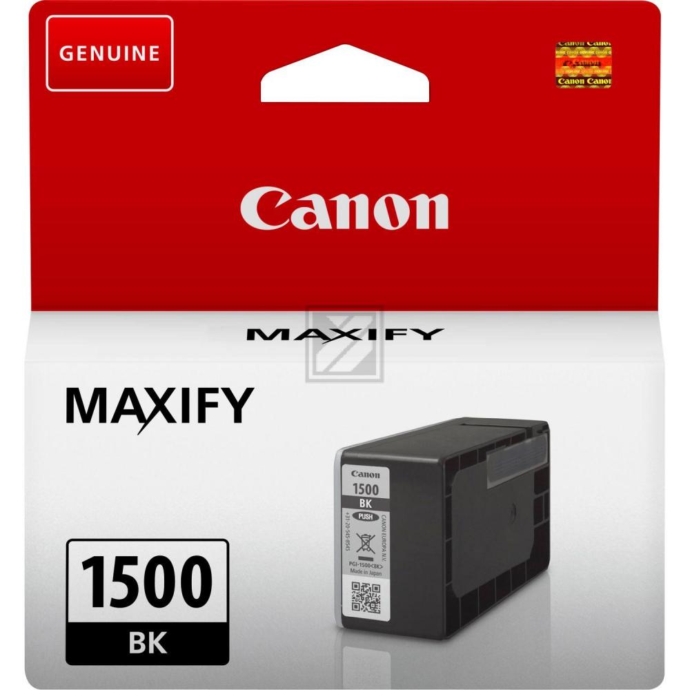 9218B001 CANON PGI1500BK Maxify MB Tinte black ST 400Seiten 12,4ml