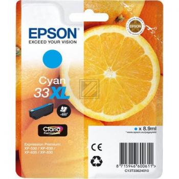 C13T33624012 EPSON XP Tinte cyan HC 530 Seiten 8,9ml
