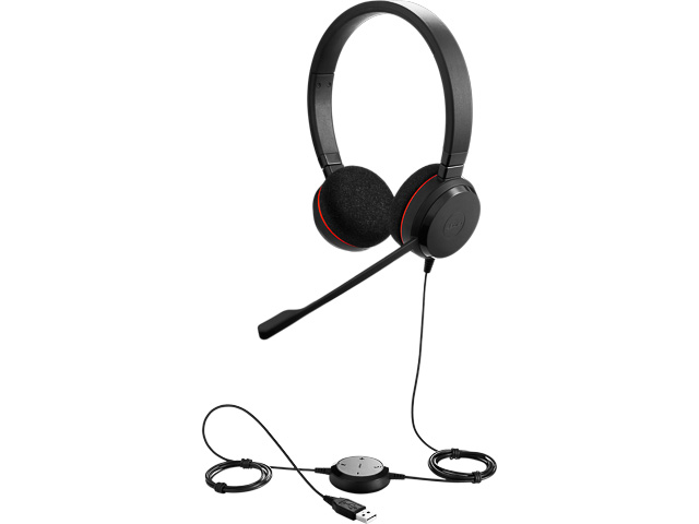 JABRA EVOLVE 20 MS DUO HEADSET 4999-823-109 USB-A/NC/Kabel