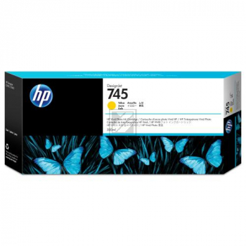 F9K02A HP 745 DNJ Tinte yellow 300ml