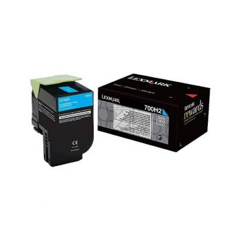 70C0H20 LEXMARK 700H2 CS410 Toner cyan 3000Seiten
