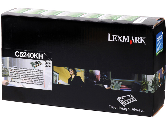 C5240KH LEXMARK C524 TONER BLACK HC 8000Seiten hohe Kapazitaet return