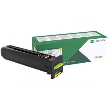 82K2HY0 LEXMARK CX82x Toner yellow return 17.000Seiten