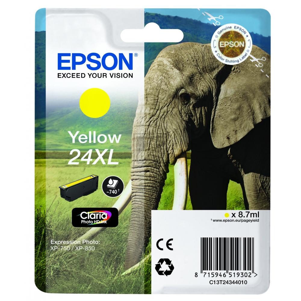 C13T24344012 EPSON XP Tinte yellow HC 740Seiten 8,7ml