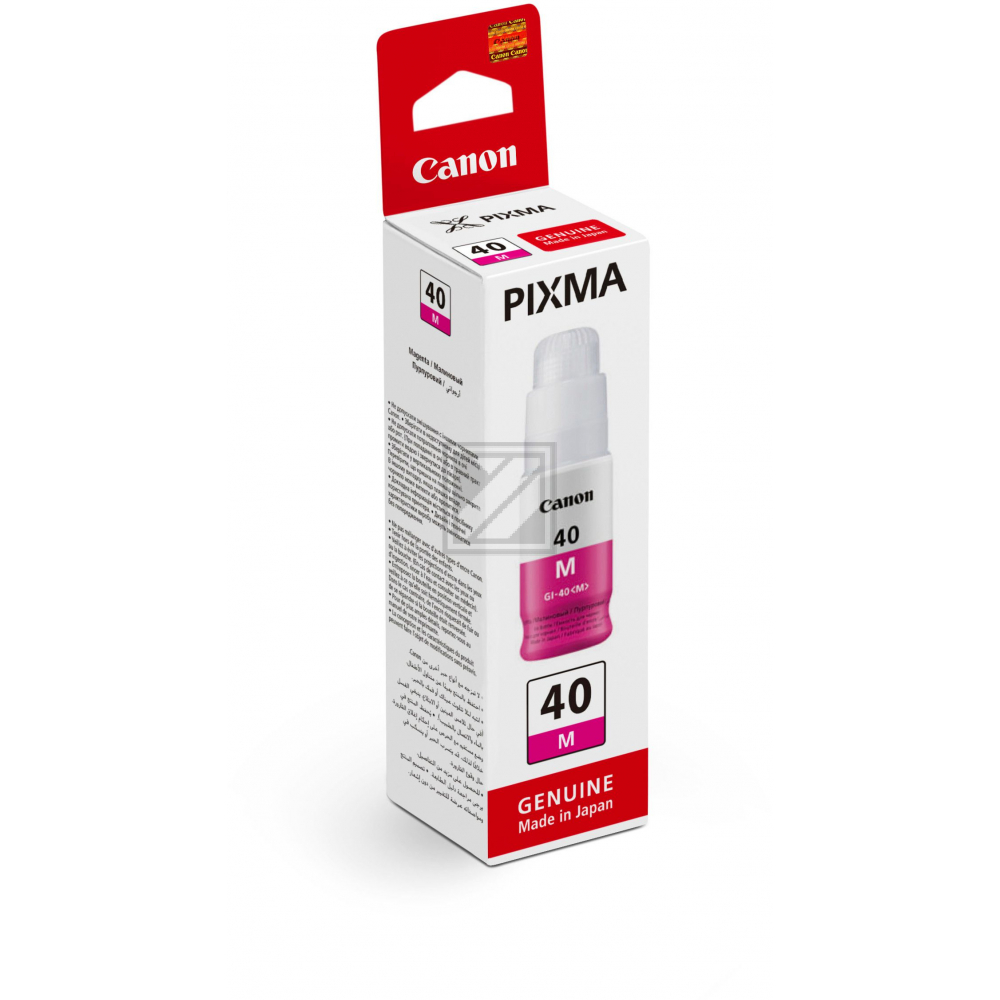 3401C001 CANON GI40M Pixma Tinte magenta 7700Seiten 70ml