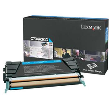 C734A2CG LEXMARK C73x/X73x Toner cyan 6000Seiten