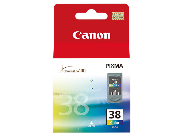 CL38 CANON IP2500 TINTE COLOR 2146B001 Nr.38 9ml 205Seiten