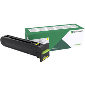 72K20Y0 LEXMARK CS82x Toner yellow return 8000Seiten