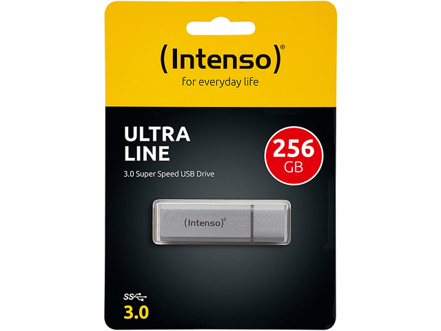 INTENSO ULTRA LINE USB STICK 256GB 3531492 70MB/s USB 3.0 silber