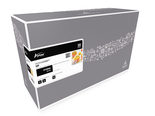 AS20263 ASTAR HP LJM507 CARTR BLACK ST CF289A/HP89A 5000S. o. Fuellstandsanz.