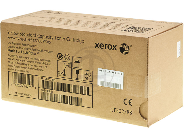 106R03861 XEROX VERSALINK C500 TONER YE 2400Seiten Standard Kapazitaet