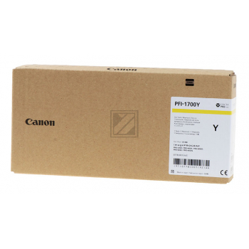 0778C001 CANON PFI1700Y IPF Tinte yellow 700ml