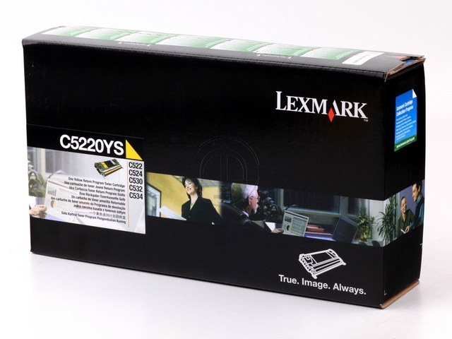 C5220YS LEXMARK C522N TONER YELLOW 3000Seiten return