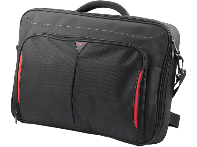 CN418EU TARGUS CLASSIC CLAMSHELL Notebooktasche 18 schwarz-rot