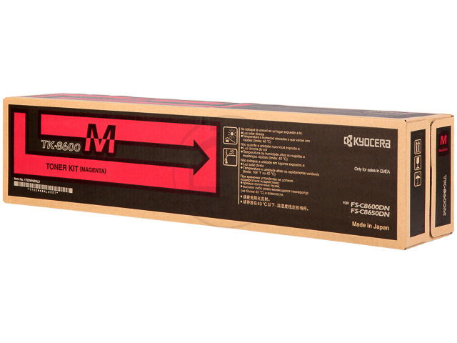 TK8600M KYOCERA FSC8600DN TONER MAGENTA 1T02MNBNL0 20.000Seiten