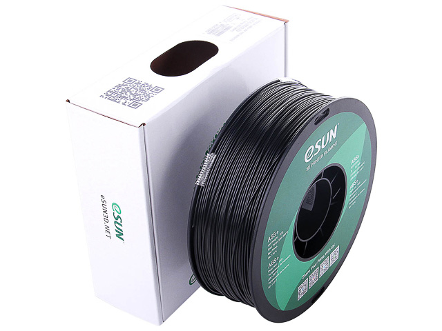 ABS+ 1,75mm BLACK 1kg ESUN 3D FILAMENT