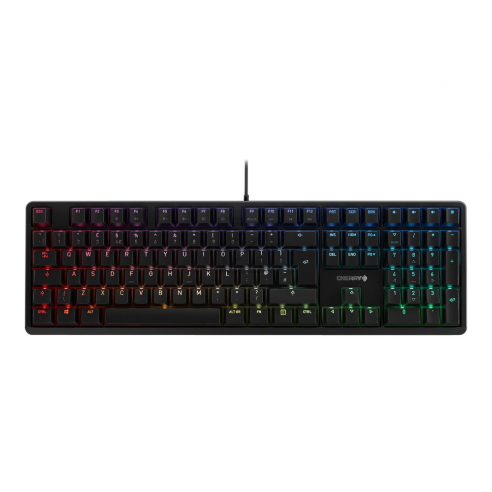 CHERRY G80-3000N RGB TASTATUR QWERTZ DE G80-3838LWBDE-2 schwarz mit Kabel USB