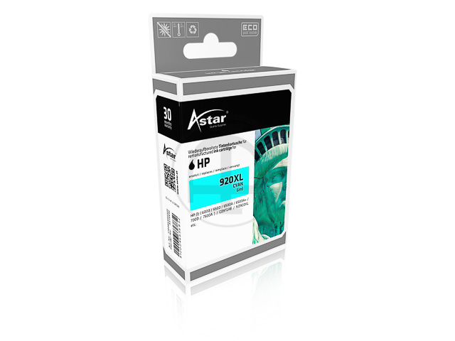 AS15492 ASTAR HP OJ6500 TINTE CYA CD972AE/920XL 700Seiten 6ml