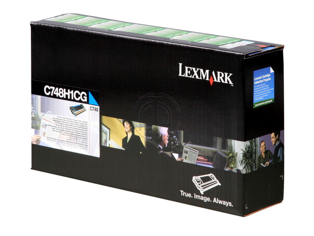 C748H1CG LEXMARK C748 TONER CYAN HC 10.000Seiten hohe Kapazitaet return