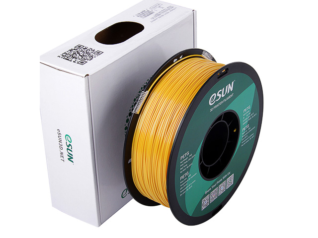 PETG 1,75mm SOLID GOLD 1kg ESUN 3D FILAMENT