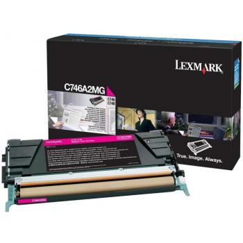 C746A2MG LEXMARK Optra C Toner magenta 7000Seiten