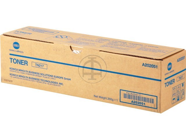A202051 KONICA BIZHUB C223 TONER BLACK 17.500Seiten TN217K