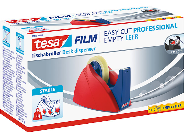 TESA EASY CUT TISCHABROLLER ROT-BLAU 57422-00000-03 66mx25mm