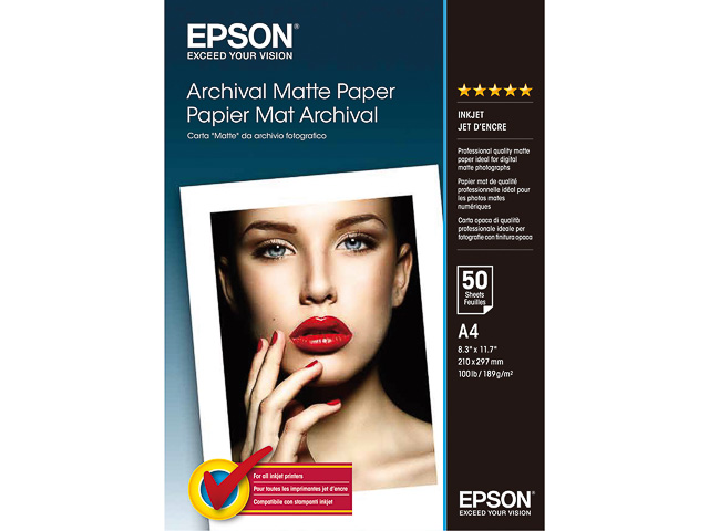 C13S041342 EPSON FOTOPAPIER A4 50Blatt 192gr matt