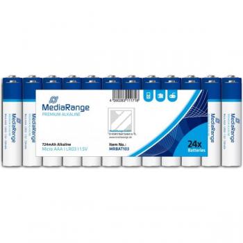 MRBAT103 MEDIARANGE Batterien 24er Pack AAA Micro LR03 Alkaline 1,5 V
