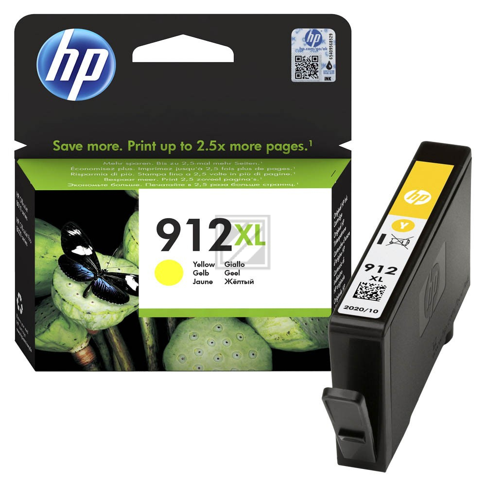 3YL83AE#BGX HP 912XL OJ Tinte yellow HC 825Seiten