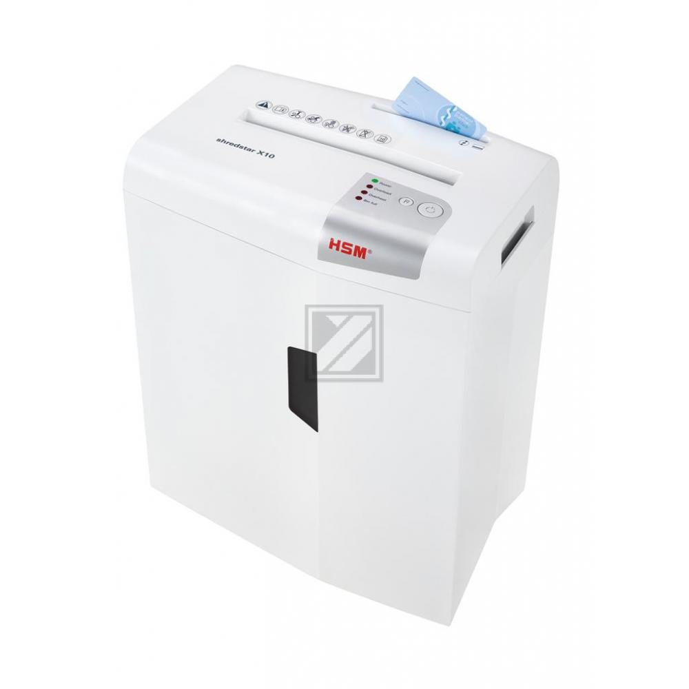 1045111 HSM Shredstar X10 Aktenvernichter A4 4,5x30mm Partikel P-4