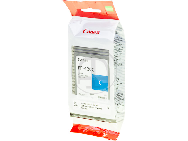 PFI120C CANON IPF TM200 TINTE CYAN 2886C001 130ml