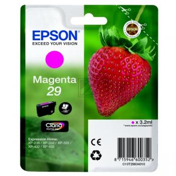 C13T29834012 EPSON XP Tinte magenta ST 180Seiten 3,2ml