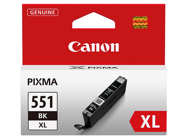 CLI551XLBK CANON IP7250 TINTE BLACK HC 6443B001 Nr.551XL 11ml hohe Kapazitaet