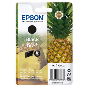 C13T10G14010 EPSON Nr.604 XP/WF Tinte black ST 150Seiten 3,4ml