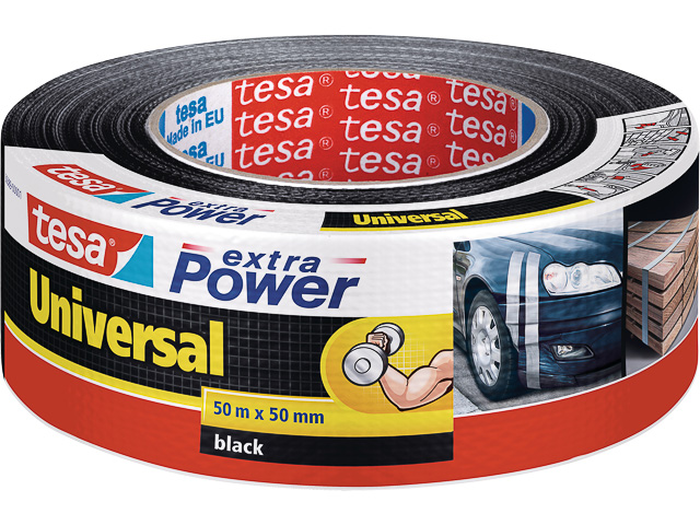 TESA EXTRA POWER REPARATURBAND SCHWARZ 56389-00001-08 50mx50mm