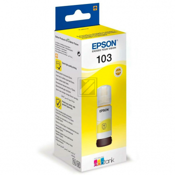 C13T00S44A10 EPSON ET103 EcoTank Tinte yellow 4500Seiten 65ml