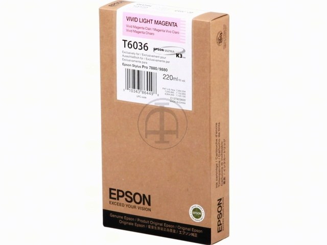 C13T603600 EPSON ST PRO7880 TINTE LM 220ml vivid light magenta